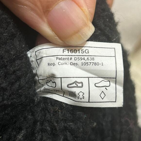 UGG Australia Lattice Cardy Boot Womens 6 Black Knit Button Slouch Convertible - Picture 5 of 8